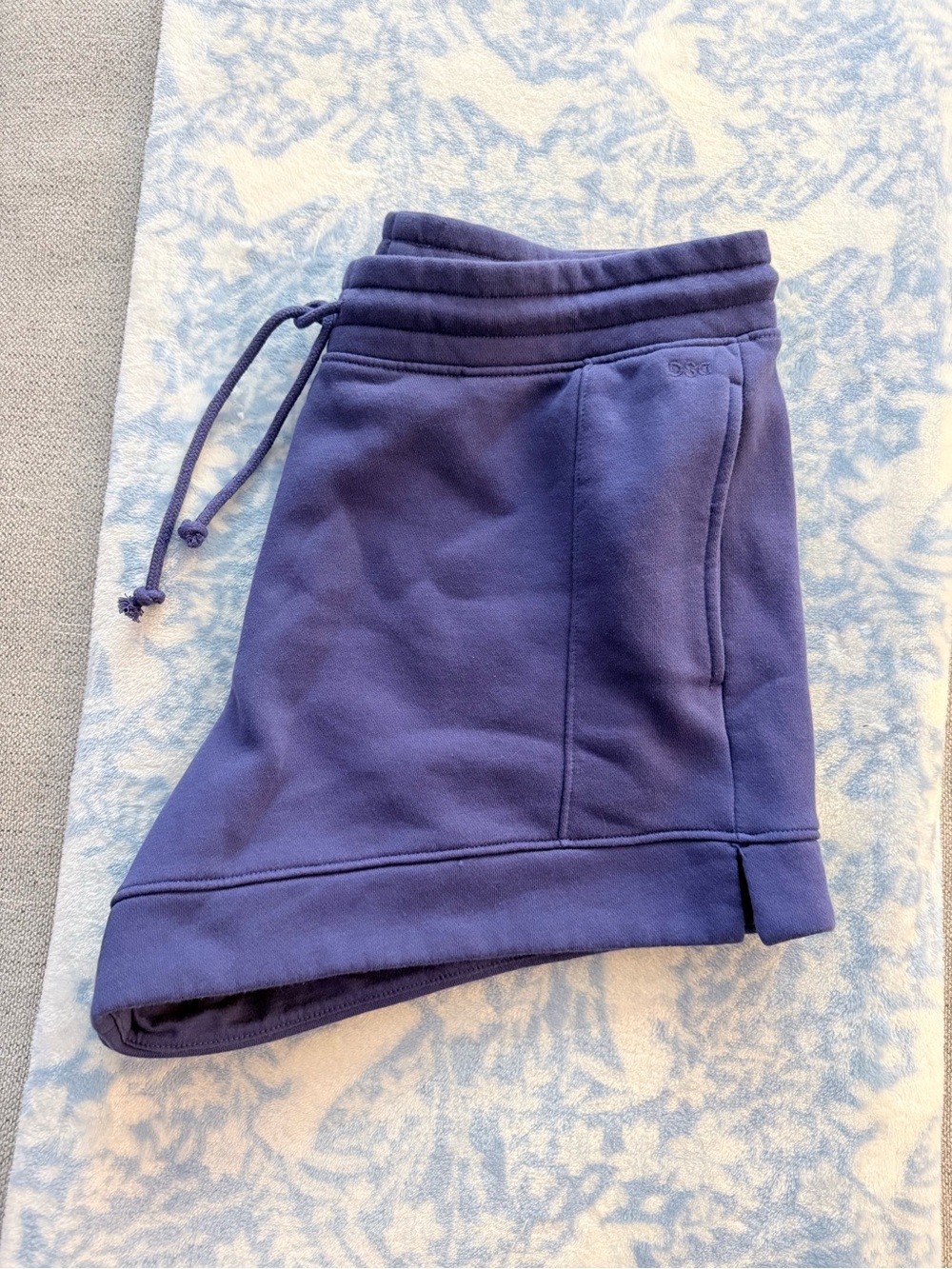 Cozy Purple Fleece Drawstring Shorts